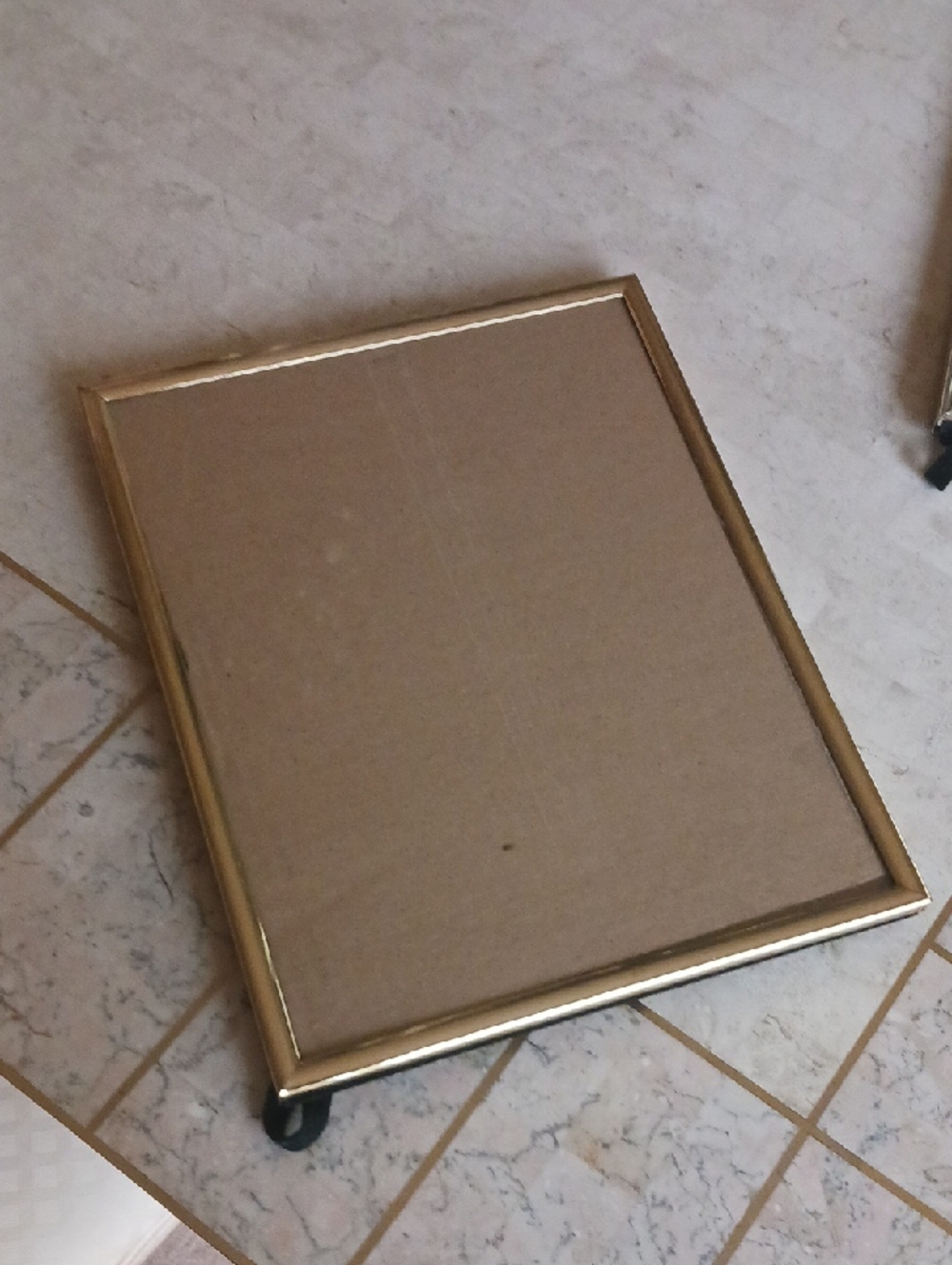 Vintage Picture Frames 8x10"..New...1 Silver -1 Brass...both All Metal Frames. - Picture 8 of 10